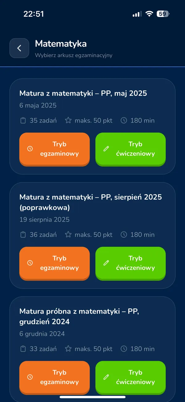 Arkusze maturalne